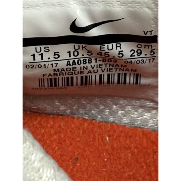 Nike Free Trainer V7 Week Zero Sneakers AA0881-803 Clemson Tigers Mens 11.5 - Picture 10 of 10